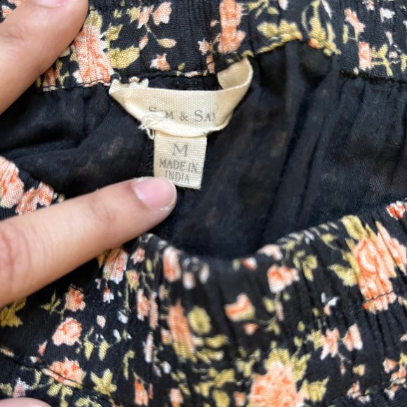 Sim and Sam Floral Ruffle Mini Skirt - Picture 2 of 2